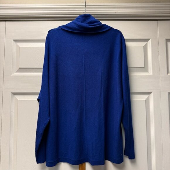 New Direction Cowl Neck Sweater w/Rivets - Sz XL - Picture 3 of 3